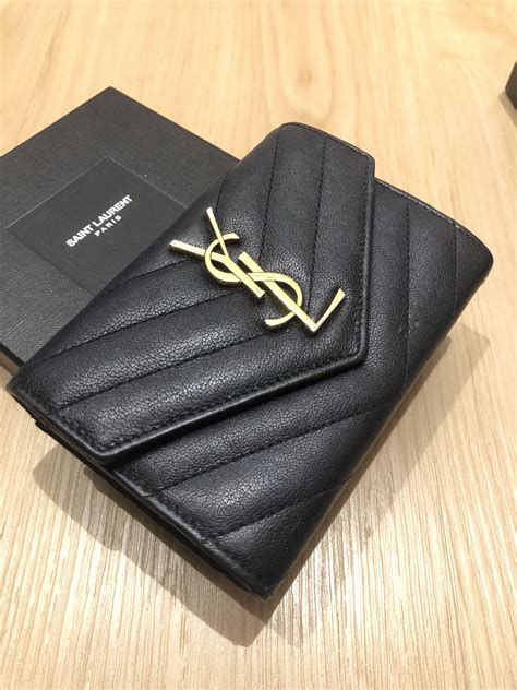 ysl wallet used|ysl handmade wallet.